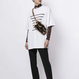 Vetements T Shirts VTM Three-Dimensional Foam Letter Printing Slogan round Neck Short Sleeve T-shirt
