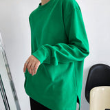 Women T Shirt Spring Long Sleeve T-shirt Women's Loose Leisure Cotton round Neck Top