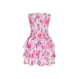Women Dresses Sexy Slim Fit Backless Floral Dress (Lbk0409)