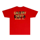 Gallery Dept T Shirt Retro Printed Loose Short-Sleeved Shirt (part2)