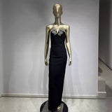 Women Dresses Bandage Dress Party Long Dress Gown (Ont0408)