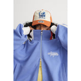 Unisex Jacket Vintage Stripe Short Sports Jacket Men's and Women's Slim Stand Collar Jacket