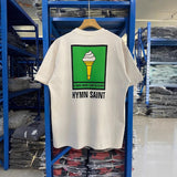 saint m t shirts s.m car & ice cream graphic crew neck short sleeve tee