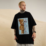 Men T Shirt Hip Hop Couple Short Sleeve T-shirt Hip Hop Oversize