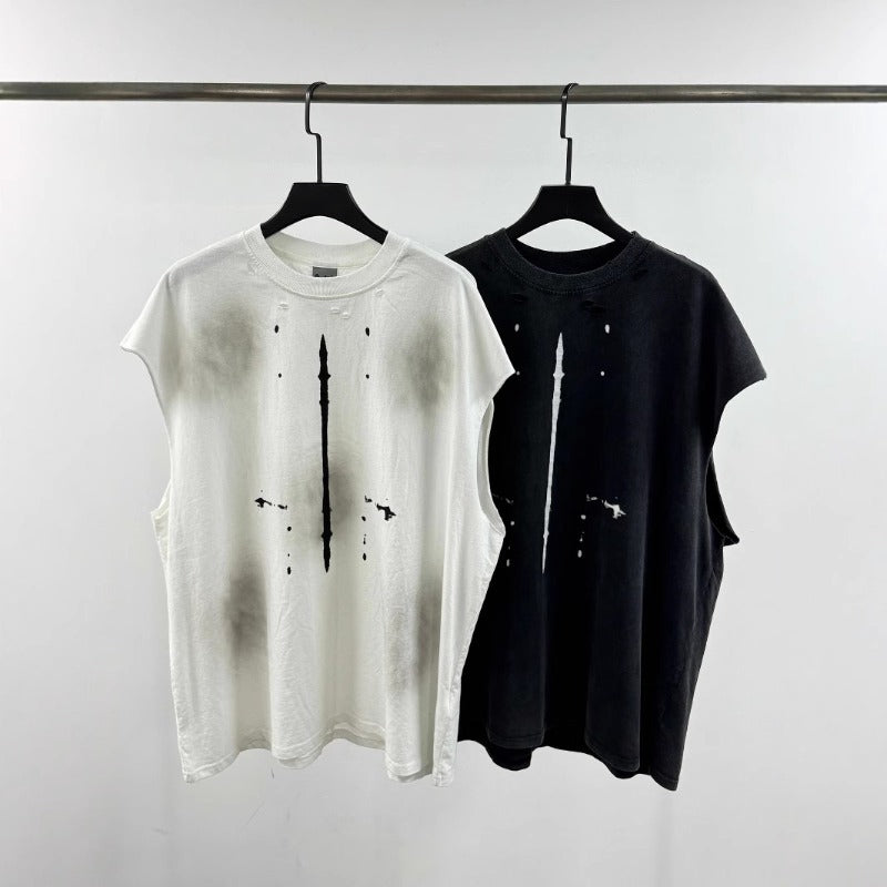 saint m t shirts s.m limited edition wasteland-inspired graphic crewneck tank top