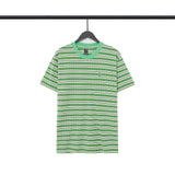 CHH Chrome Heart T Shirts Poison Home Stripe Jacquard Embroidery Short Sleeve Couple T-Shirt