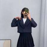 Women's Suits Spring and Autumn Long-Sleeved Jacket with One Button