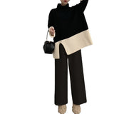Women Knitwear Autumn and Winter Turtleneck Knitwear Loose Sweater