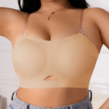 Full figure bra push-up seamless bubble wrapnon-slip