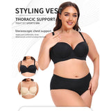 Full figure bra push-up adjustable type