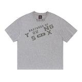 saint m t shirts s.m vintage high street casual crew neck pullover short sleeve tee