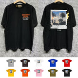 Gallery Dept T Shirt Retro Printed Loose Short-Sleeved Shirt