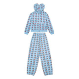 Ashley williams zipper hoodie i love mesuitheart printed outwearfleece-linedcasual sweatpants