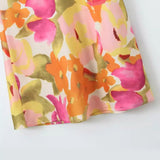 Women Dresses Summer Printing Slip Dress Backless Sexy Dress (Xds0414)