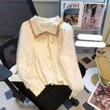 Women Knitwear Spring and Autumn Sweater Knitted Cardigan