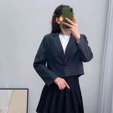 Women's Suits Spring and Autumn Long-Sleeved Jacket with One Button
