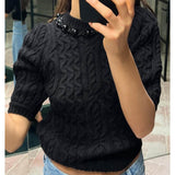 Women Tops Spring/Summer Knitwear Top