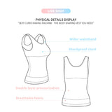 Shapewear bodysuit stretch tummy control tank top