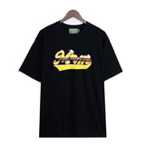 Denim Tears T Shirts Kapok Vintage Portrait Oil Painting Print Loose-Fitting Casual round-Neck Short Sleeve T-shirt