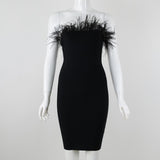 Women Evening Dress Bandage One-Piece Dress Party Dress