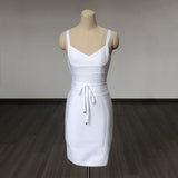 Women's Evening Dress Bandage Dress V Neck Sling Bandage Dress
