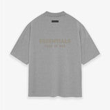 Fog Essentials T shirt Offset Logo Loose V-neck T shirt