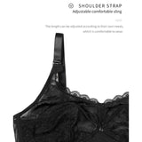 Full figure bra lace thin section