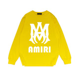 Amiri Long Sleeved Shirt Printed Trendy Pure Cotton