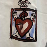 SAINT MICHAEL Vintage T Shirt Love Cupid Short Sleeve