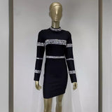 Women Dresses Long Sleeve Bandage Dress Slim Fit Party Dress (Ont0408)