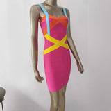 Women Dresses Bandage Dress Slim Fit Sheath Dress Party Dress (Ont0408)