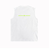 Amiri tank top small spider letter horizontal stripprinting