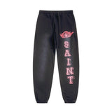 Saint m t pants s.m vintage angel letter casual trousers