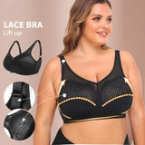 Full figure bra lace wireless women's
