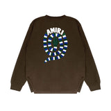 Amiri Long Sleeved Shirt Printed Trendy Pure Cotton