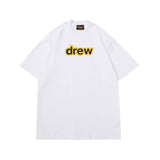 Drew house tshirt r collection d@ew rubberized letter crew neck short sleeve tee