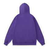 Vetements Hoodie VTM Purple Foam Letter Pocket Loose Sweater