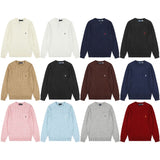 Rl small malaf casualtopswoolflap pocket pantsembroiderpullover round neck knitting shirt couplesweatshirtsweater