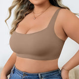 Full figure bra seamless push-up thin style