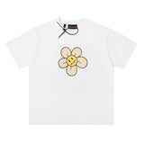 Drew house tshirt r d@ew floral letter crew neck pullover short sleeve