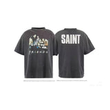 saint m t shirts s.m. friends graphic crewneck short sleeve tee