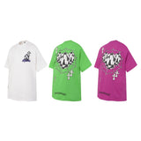 Ch hip-hop t shirts zhengpu version ch short-sleeved sanskrit patch embroidery cross football casualeasiest for matchstylishtrendy