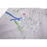 Gallery Dept Shorts Hand Painted Splash Ink Graffiti Casual Shorts