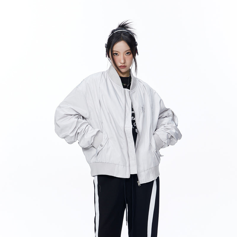 Unisex Jacket Autumn Mechanical Style Simple Jacket