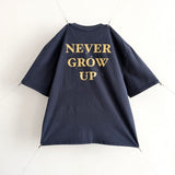 saint m t shirts s.m peter pan pattern crew neck pullover short sleeve top
