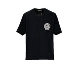 Ch hip-hop t shirts ch cro correct version summerbest selling cross sanskrit horseshoe front and rear patch embroider short-sleeved t-shirt