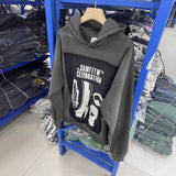 Saint m t jackets s.m cell celebration graphic washed & distressed hoodie wholesale