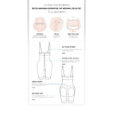 Shapewear bodysuit High-waisted, anti-slip, tummy-control