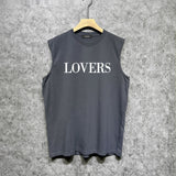 Amiri tank top broken heart print