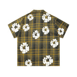 Denim Tears Shirt Kapok Plaid Short Sleeve Shirt